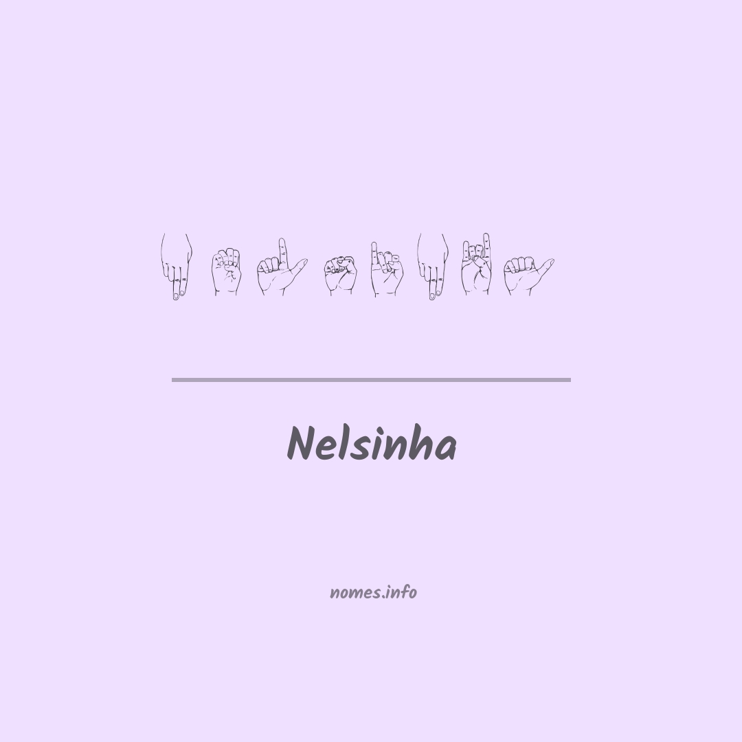 Nelsinha em Libras