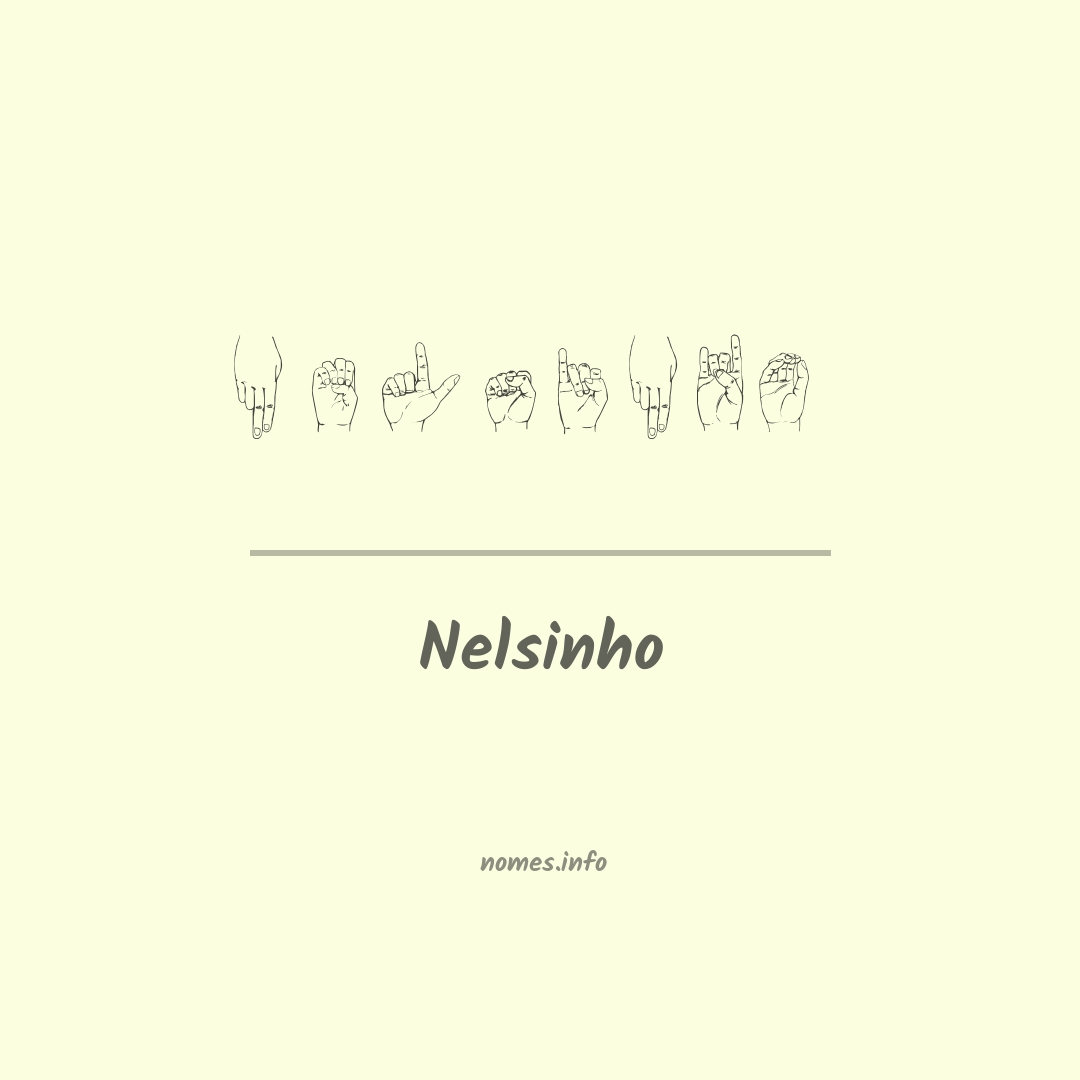 Nelsinho em Libras