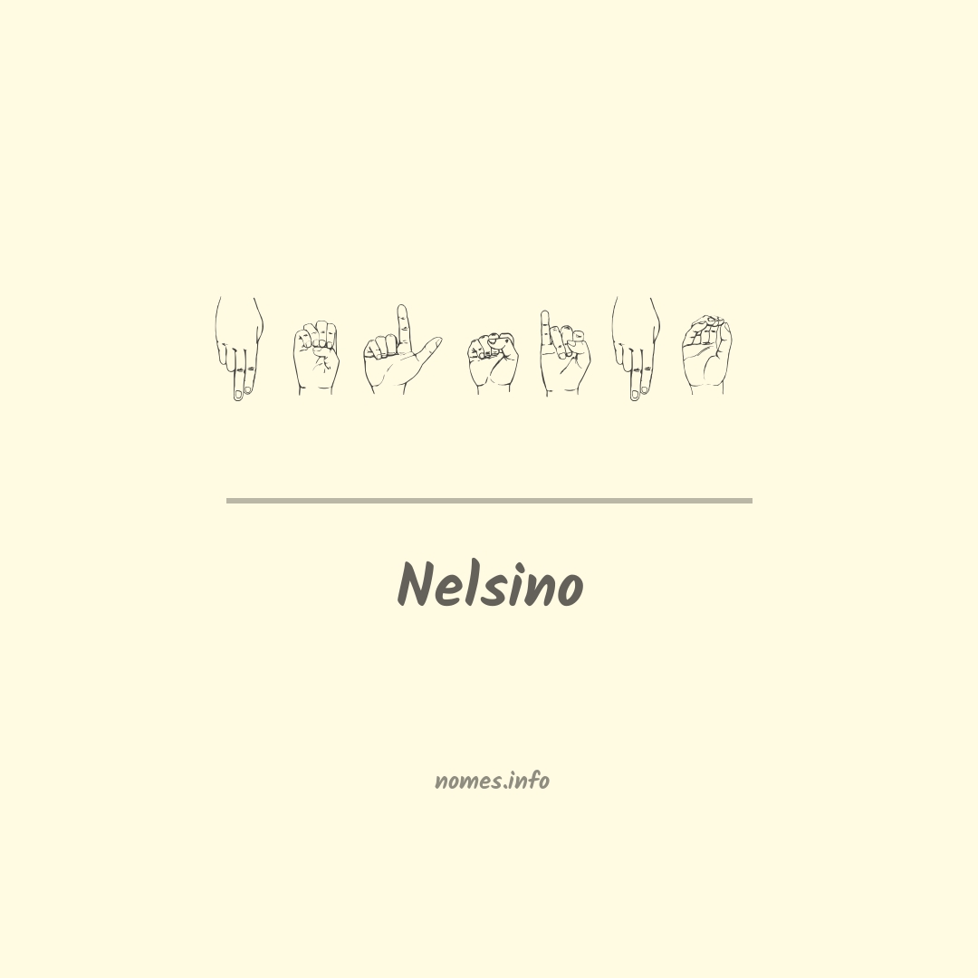 Nelsino em Libras