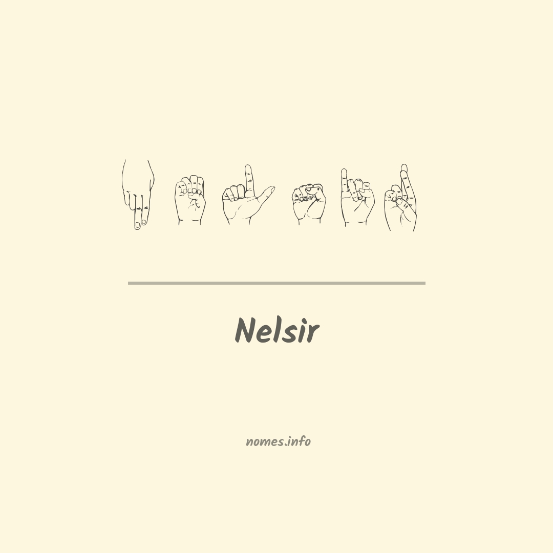 Nelsir em Libras