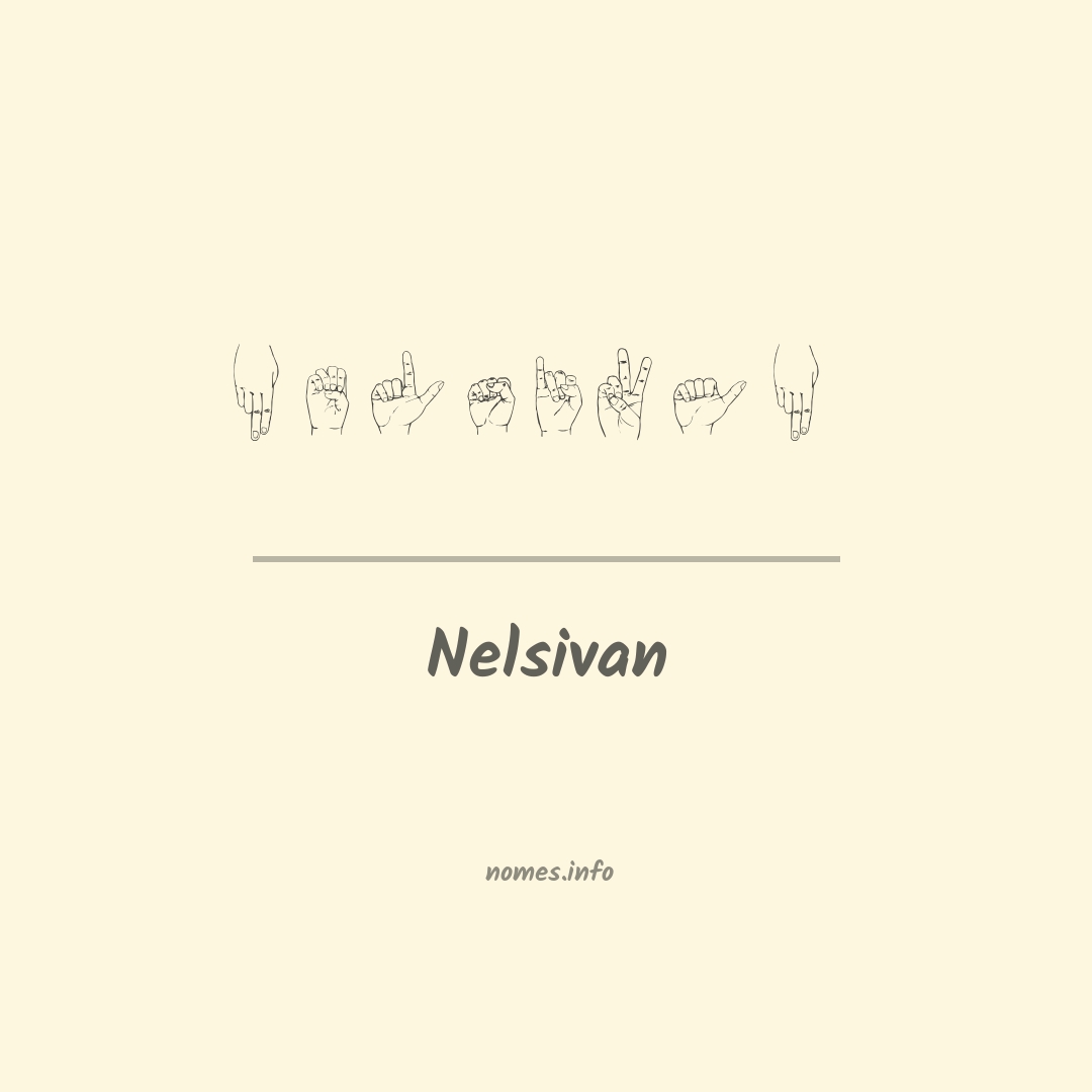 Nelsivan em Libras