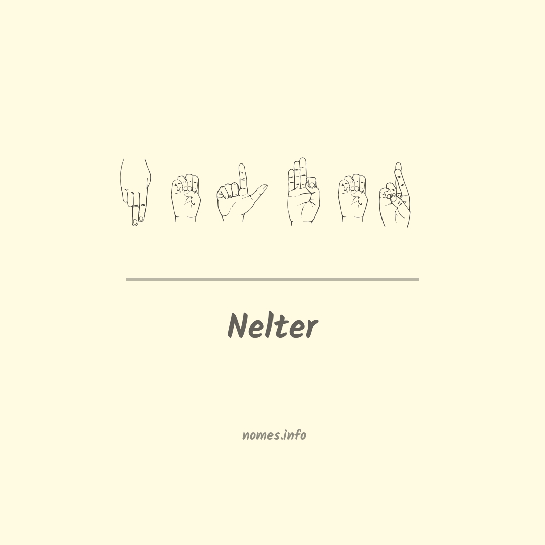 Nelter em Libras