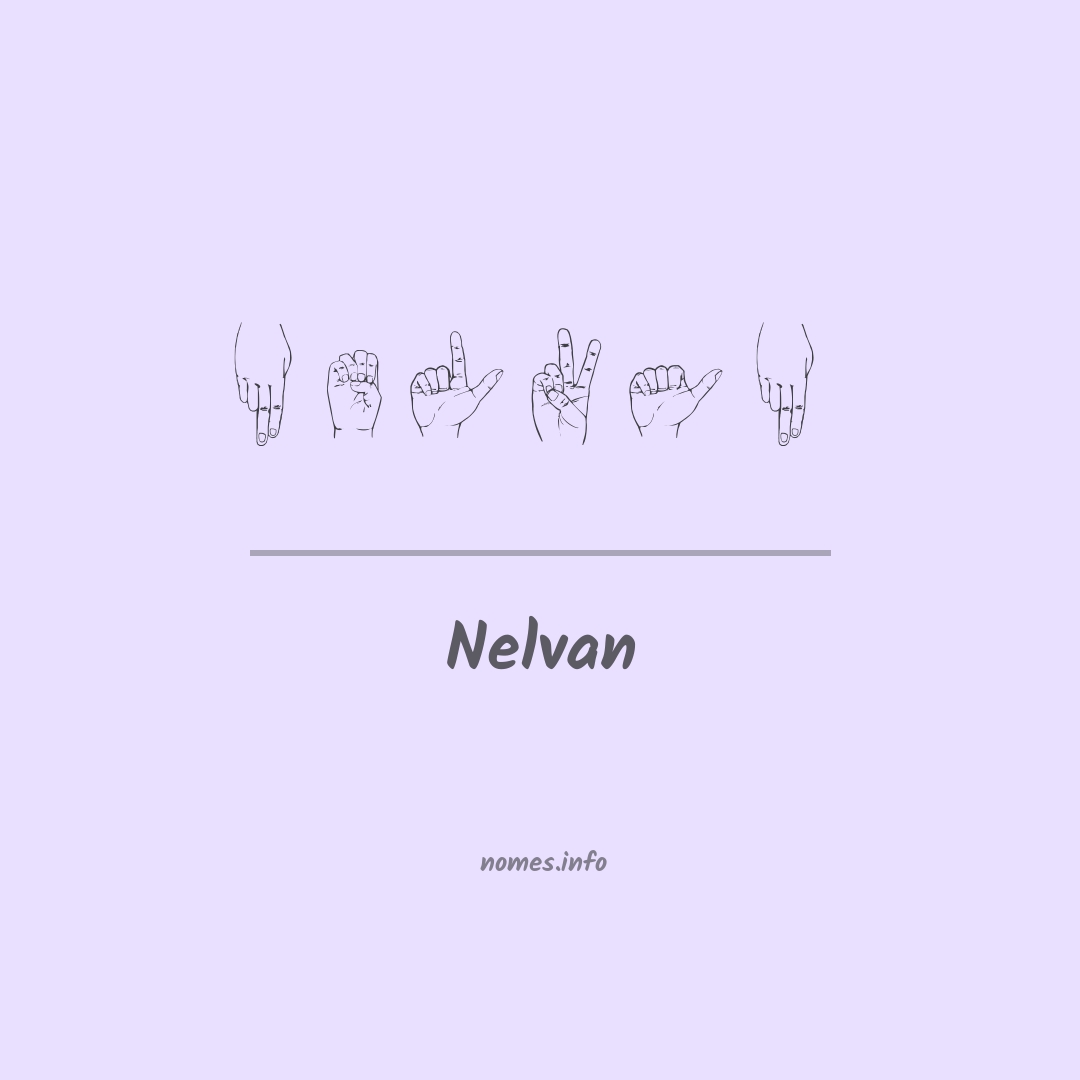 Nelvan em Libras