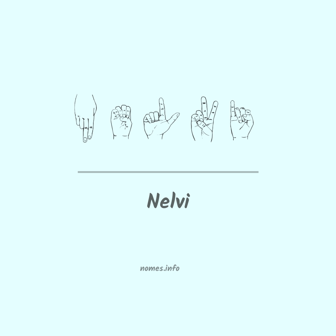 Nelvi em Libras