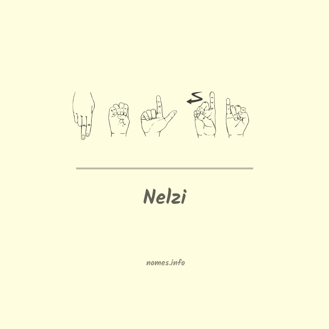 Nelzi em Libras