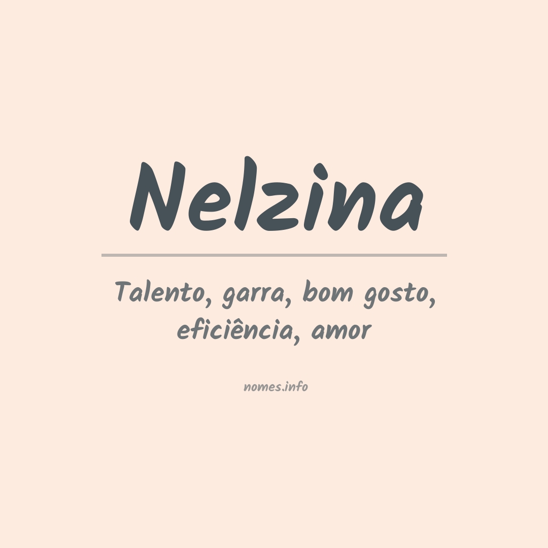 Significado do nome Nelzina