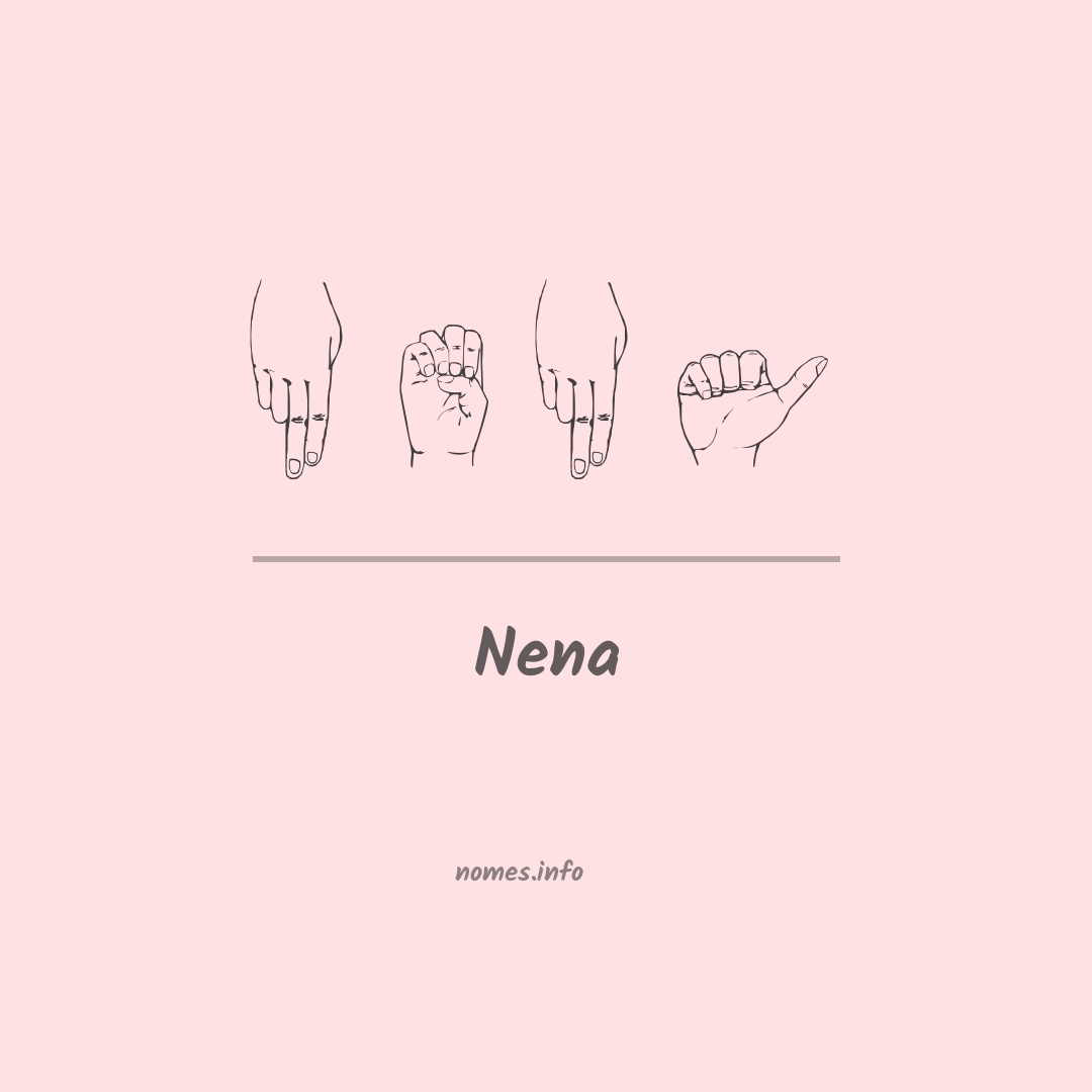 Nena em Libras