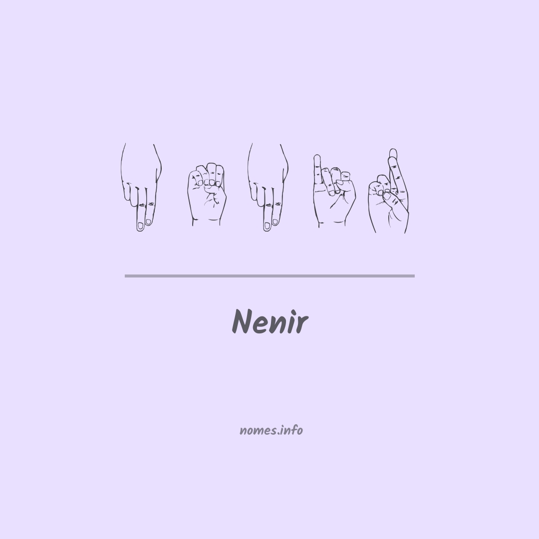 Nenir em Libras Nenir em Libras