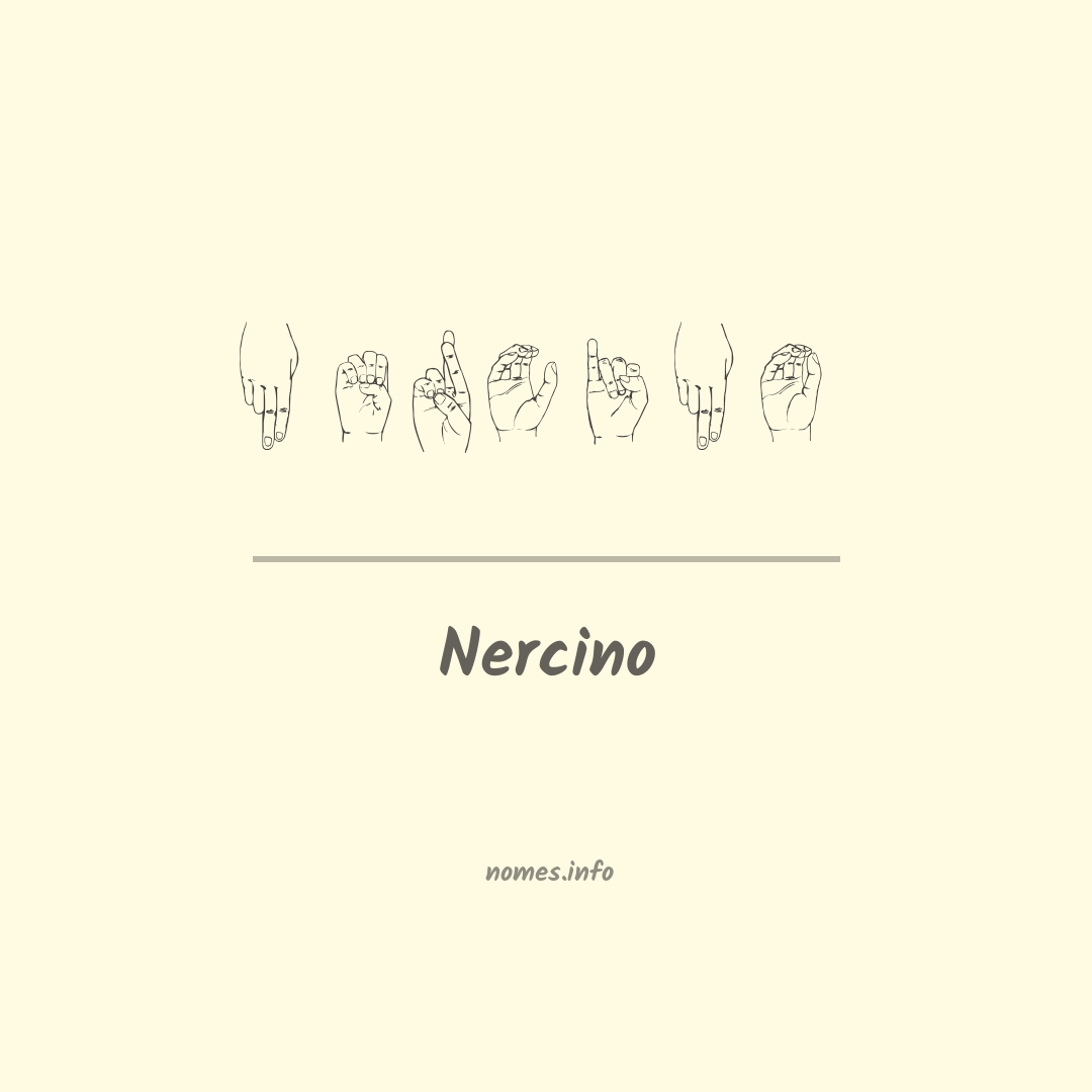 Nercino em Libras