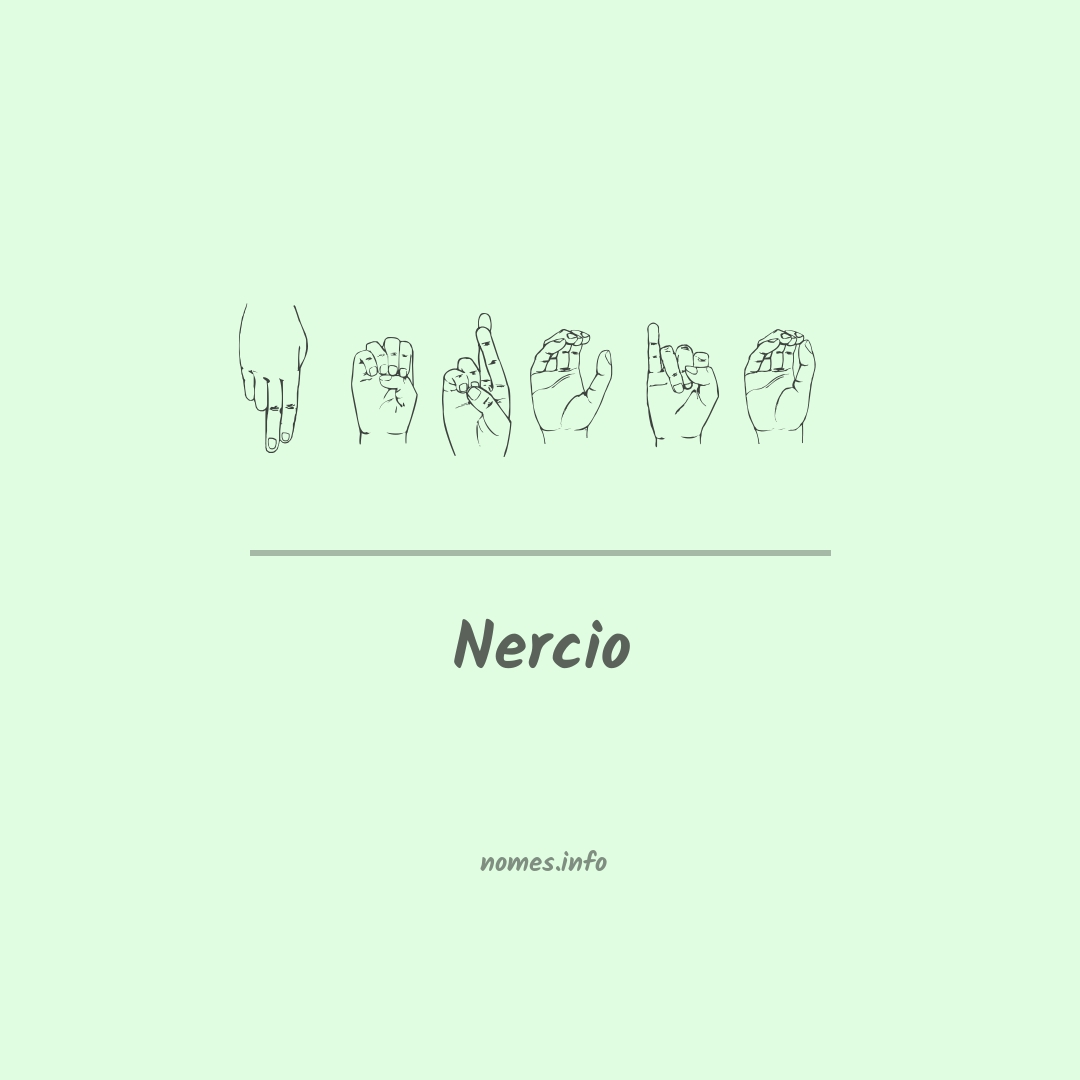 Nercio em Libras