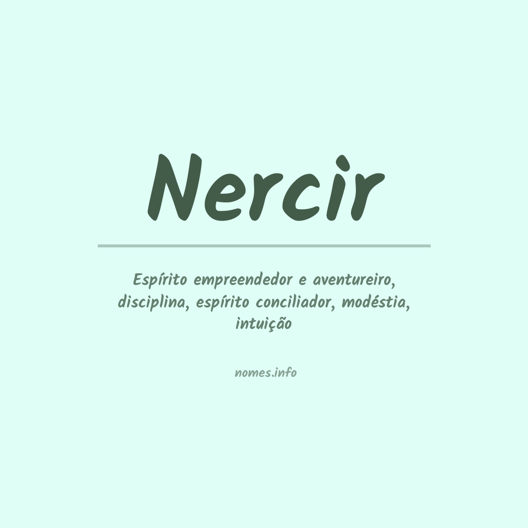 Significado do nome Nercir