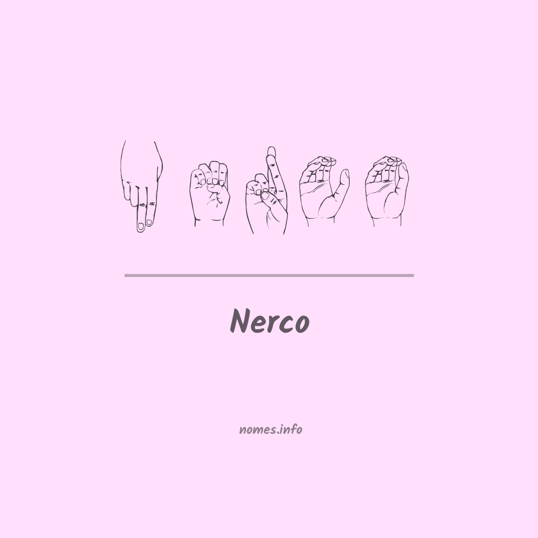 Nerco em Libras