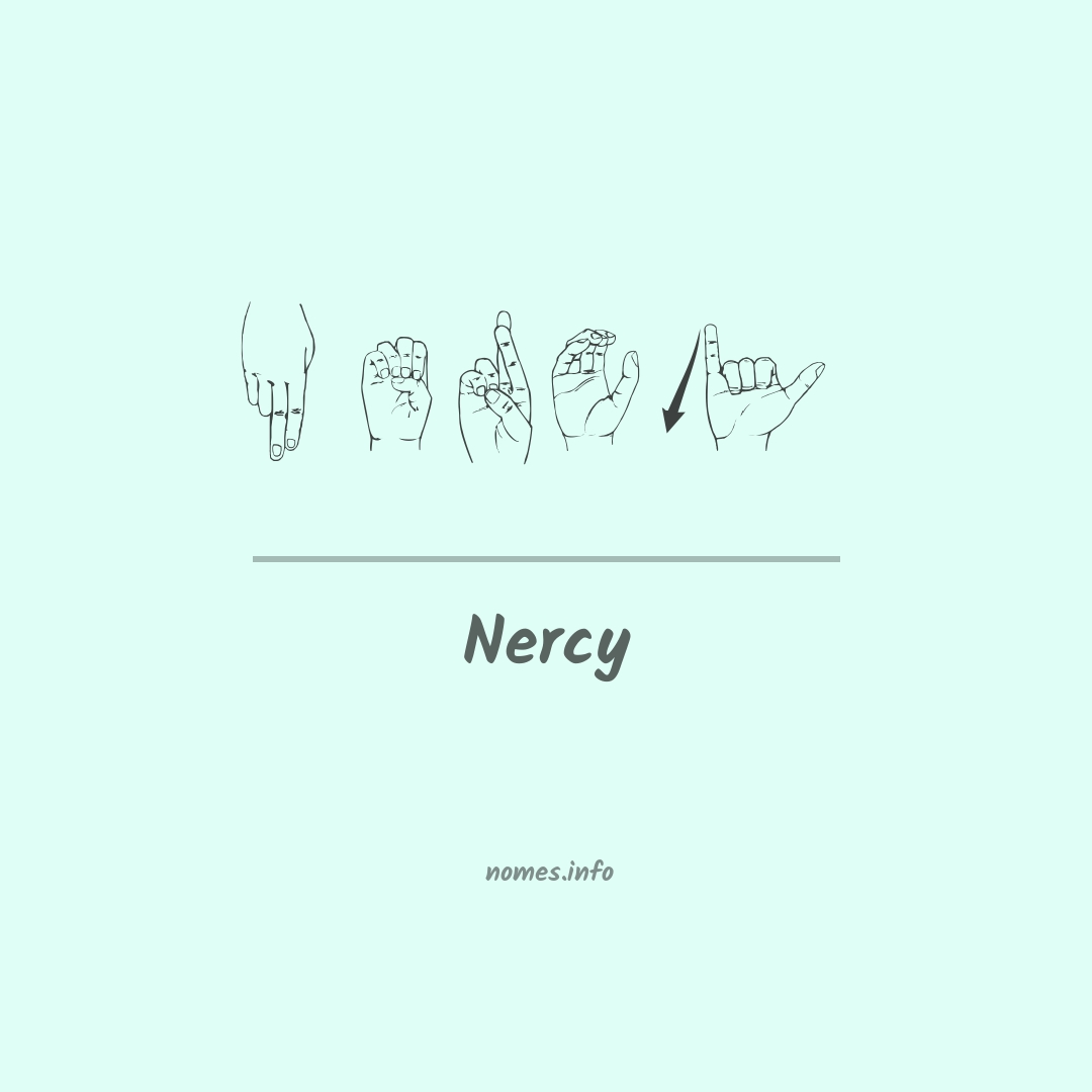 Nercy em Libras