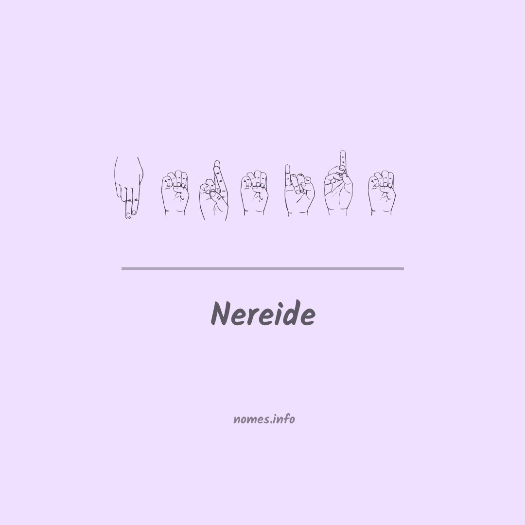 Nereide em Libras