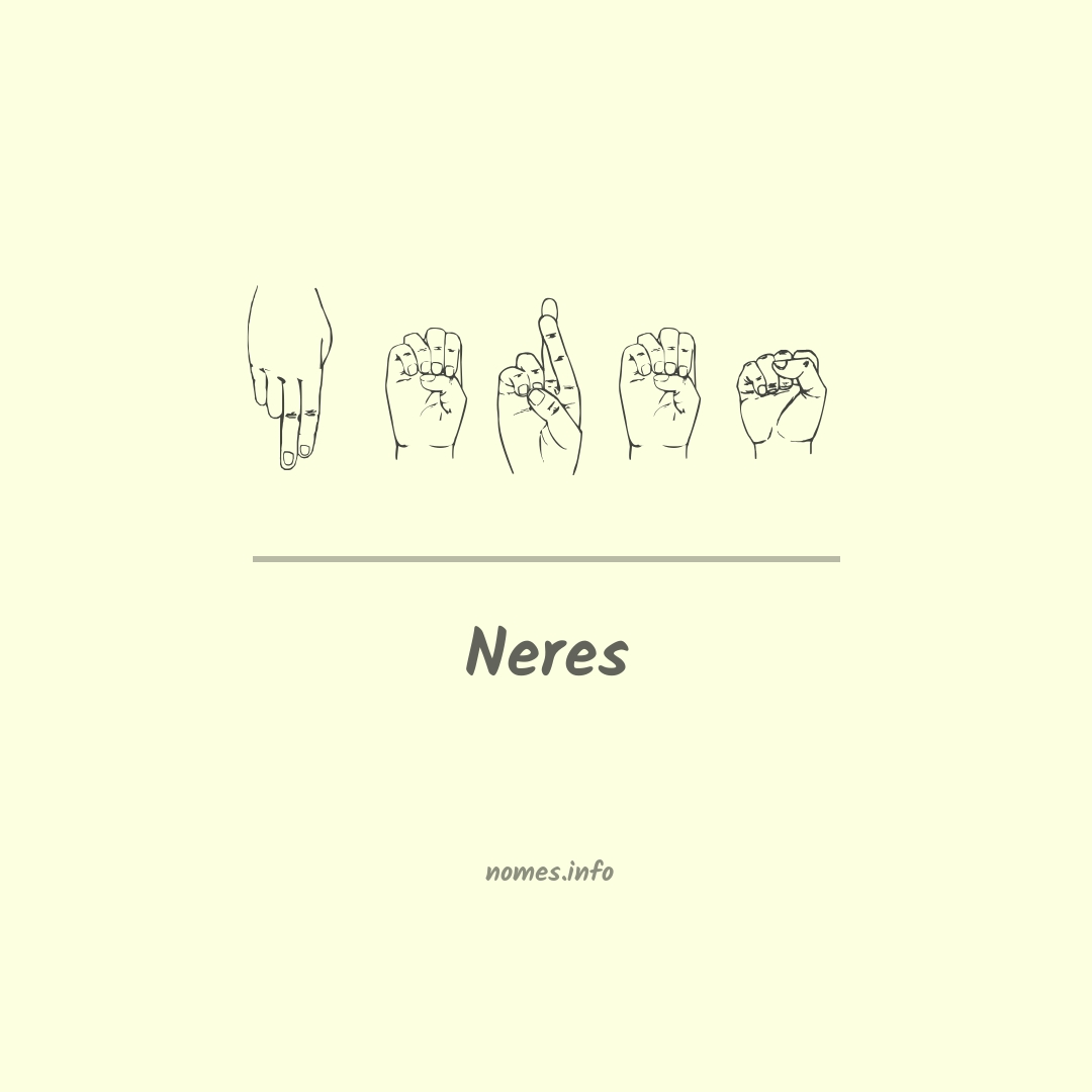 Neres em Libras