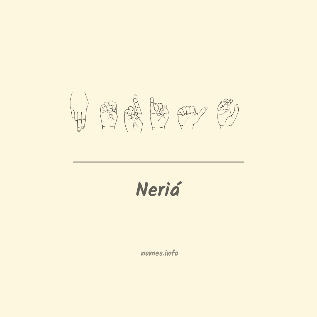 Neriá em Libras