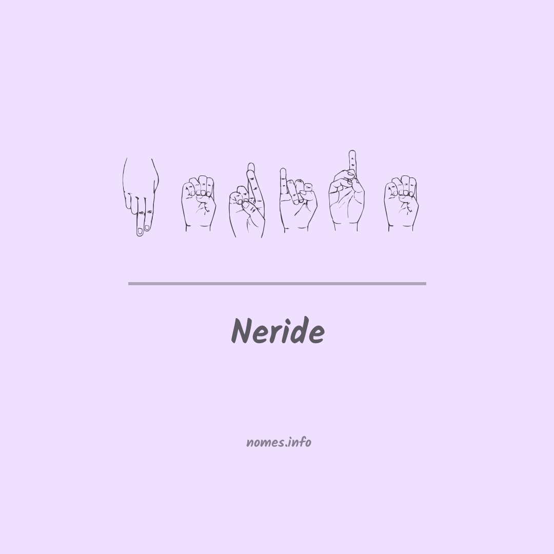 Neride em Libras