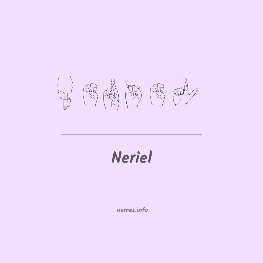 Neriel em Libras