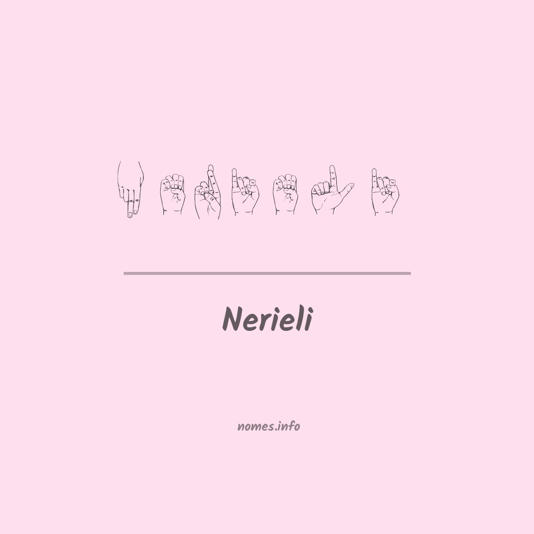 Nerieli em Libras