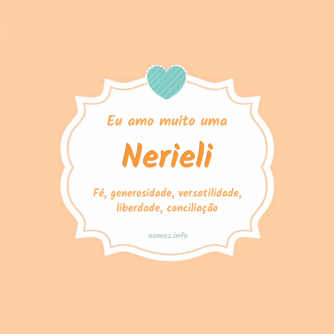 Eu amo muito Nerieli