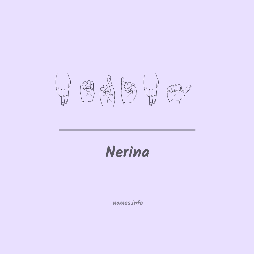 Nerina em Libras