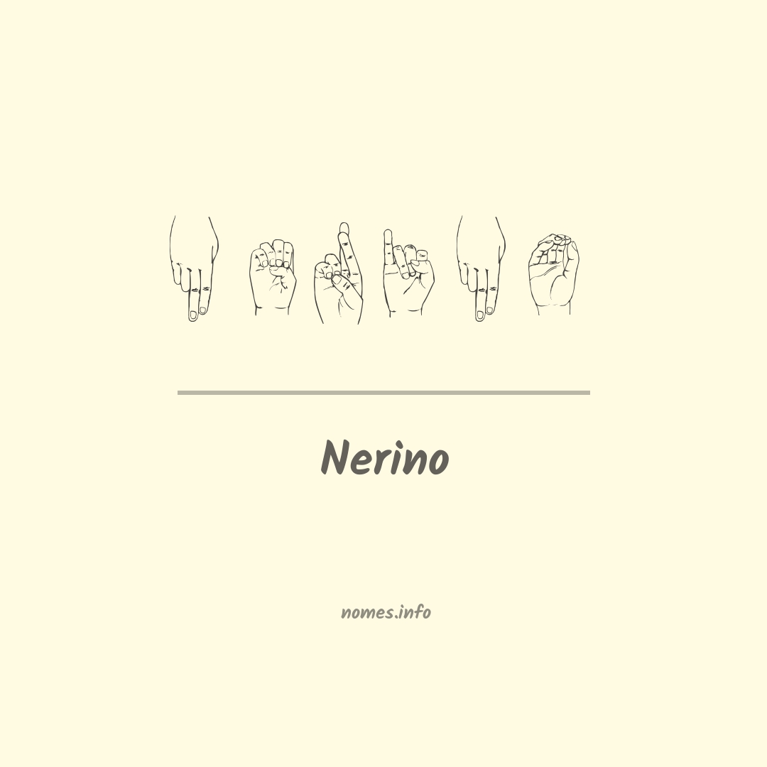 Nerino em Libras
