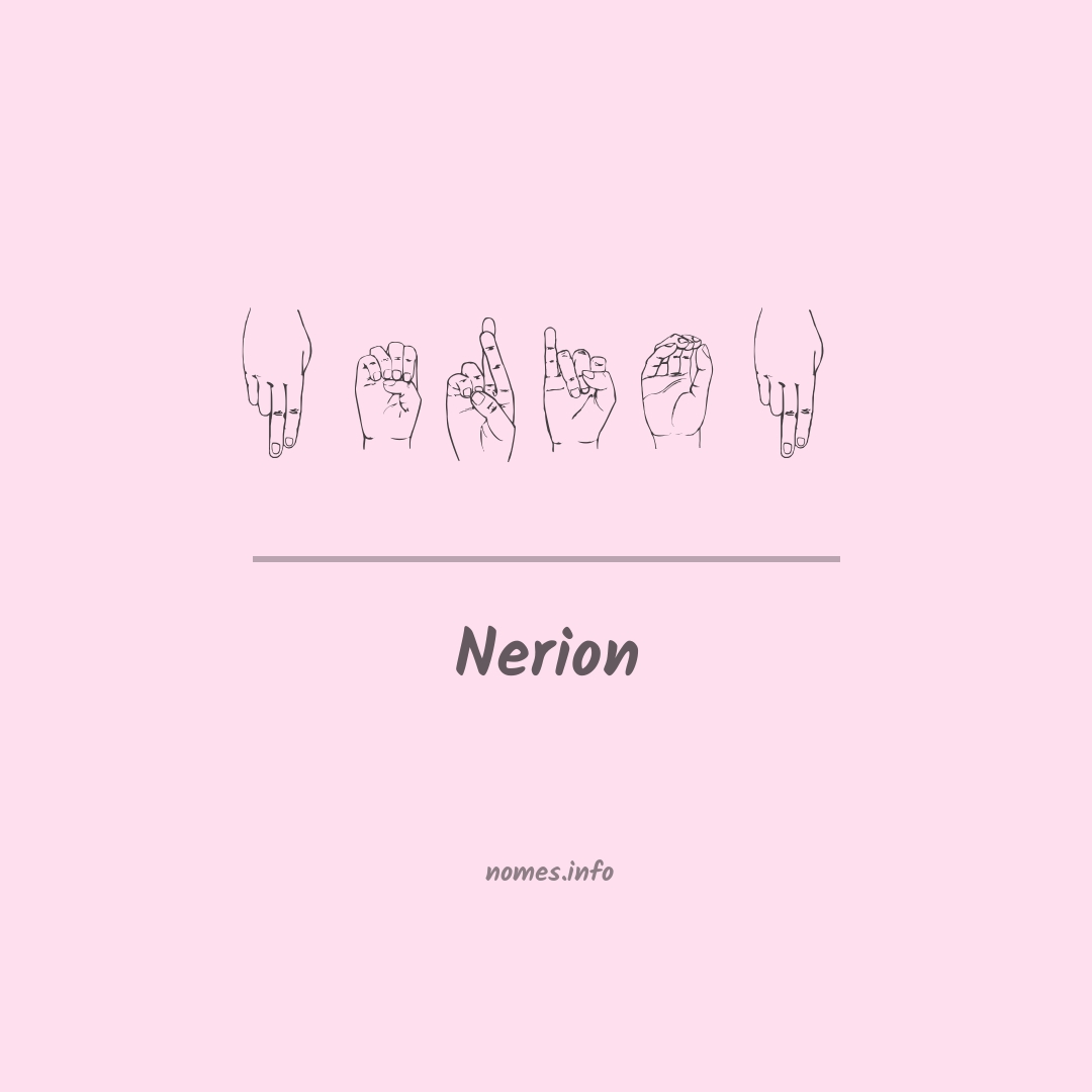 Nerion em Libras