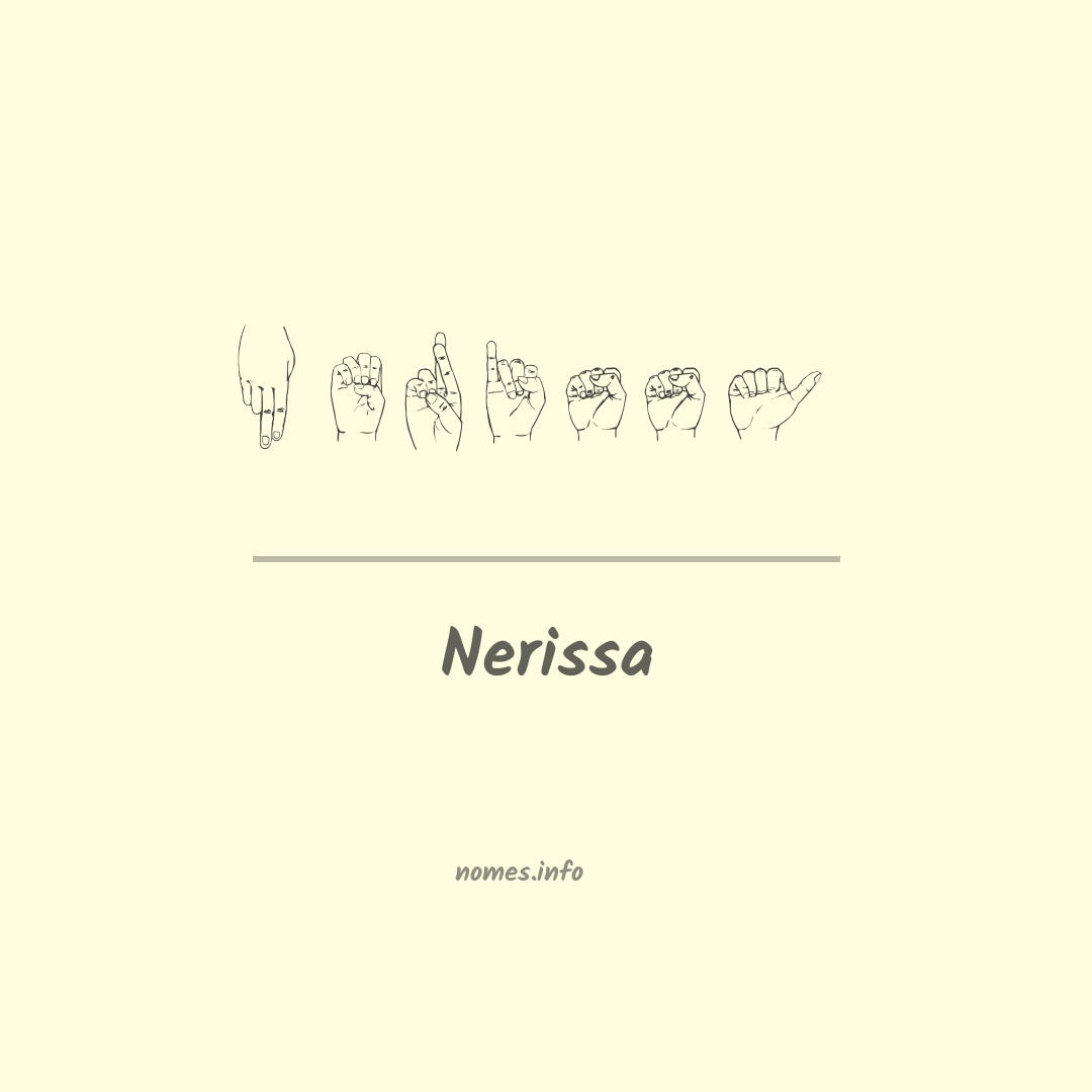 Nerissa em Libras