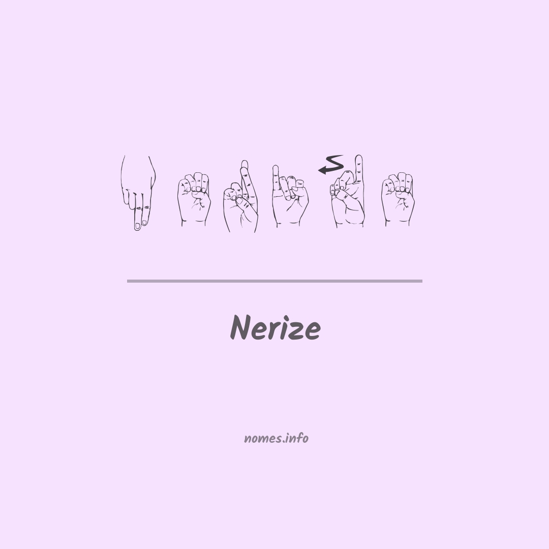 Nerize em Libras