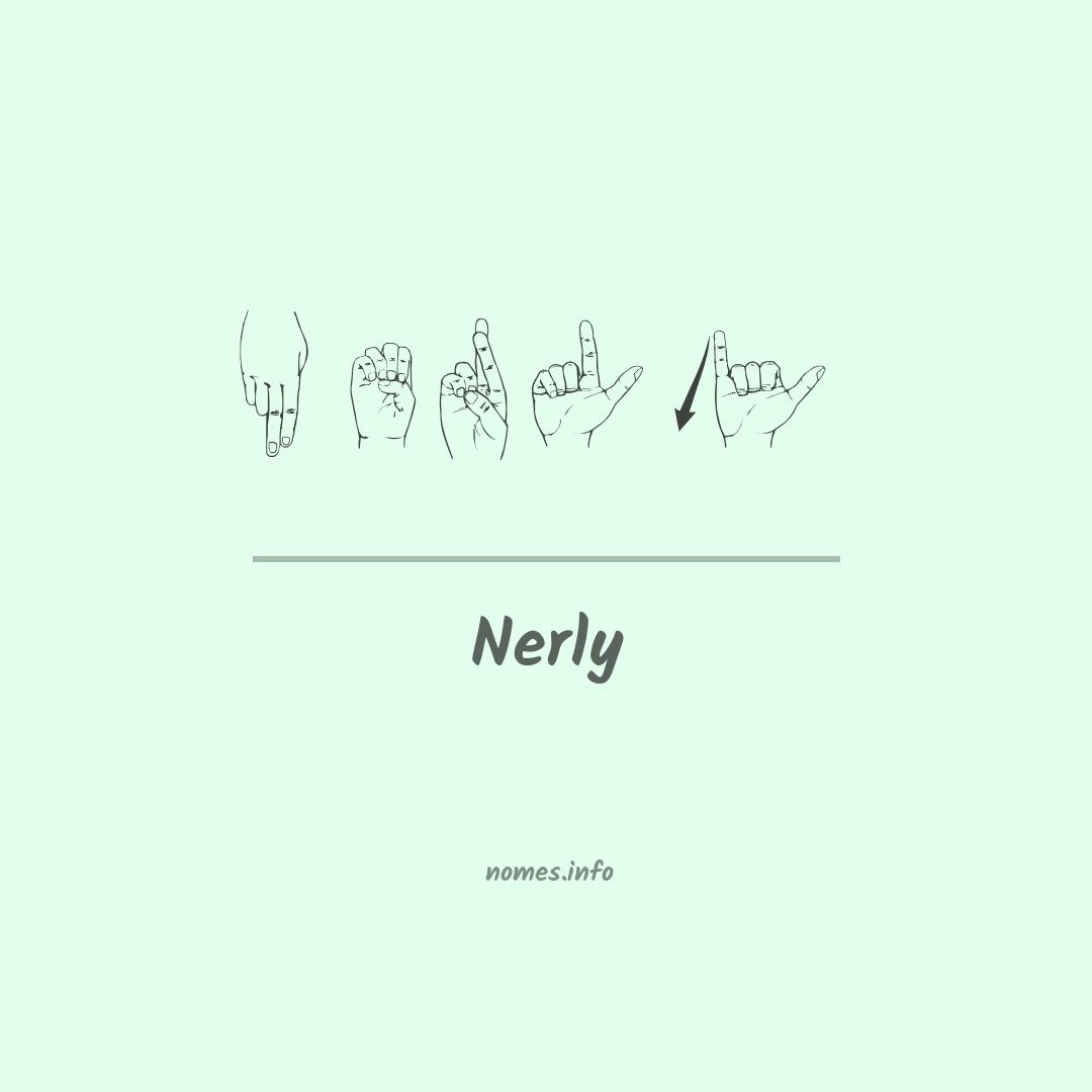 Nerly em Libras