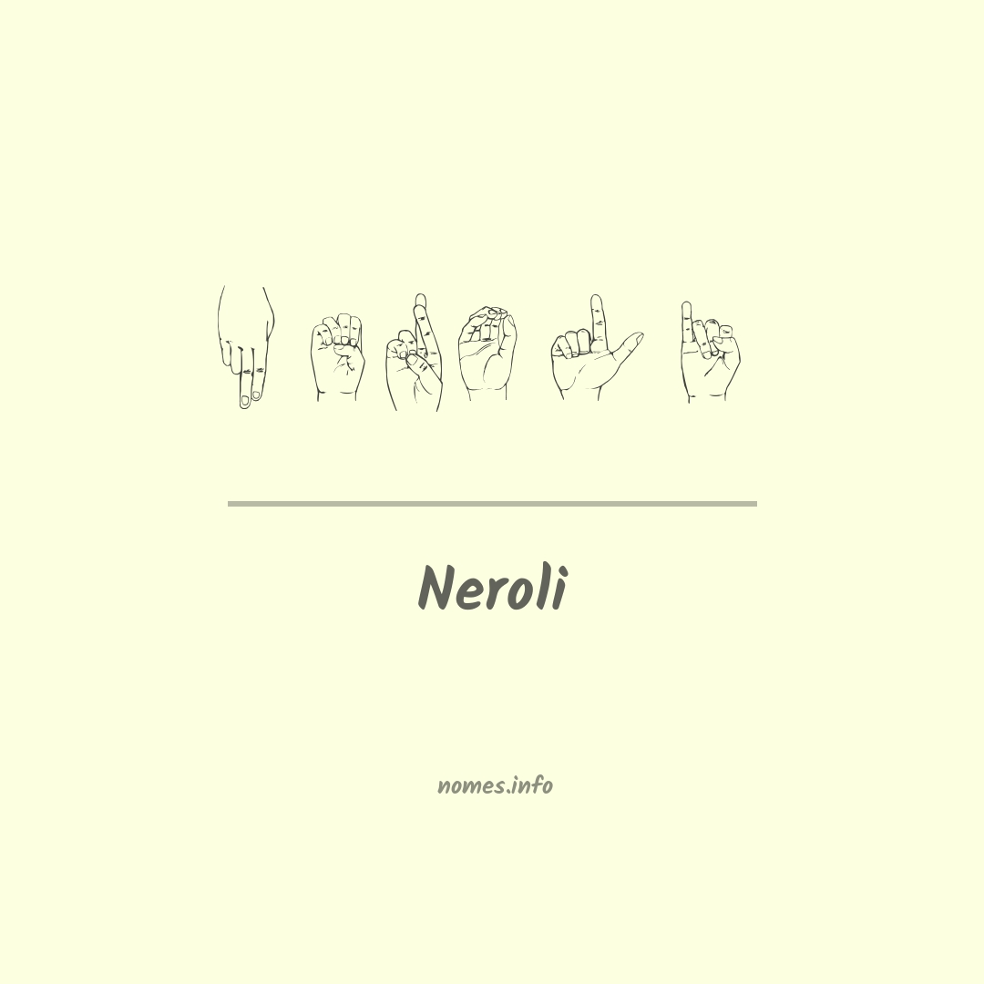 Neroli em Libras