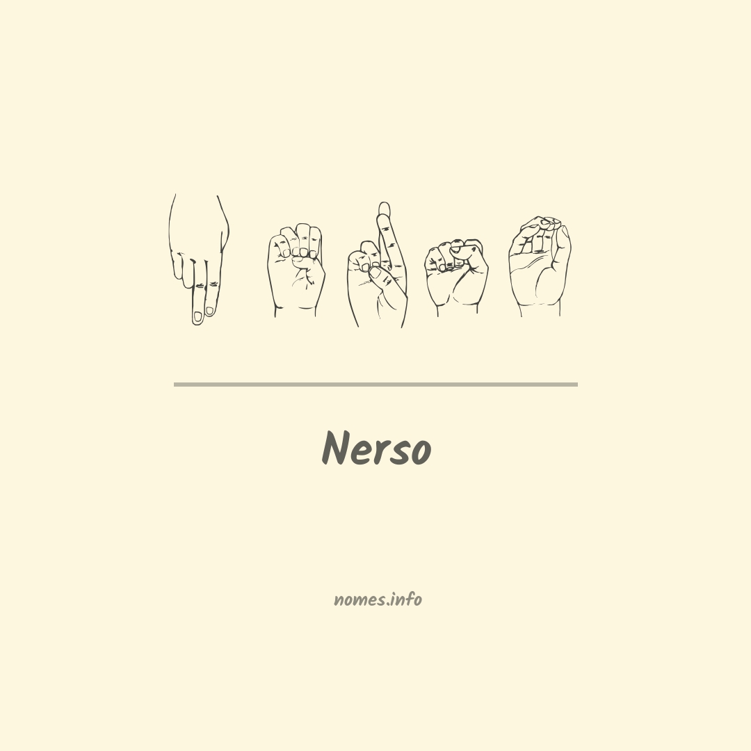 Nerso em Libras