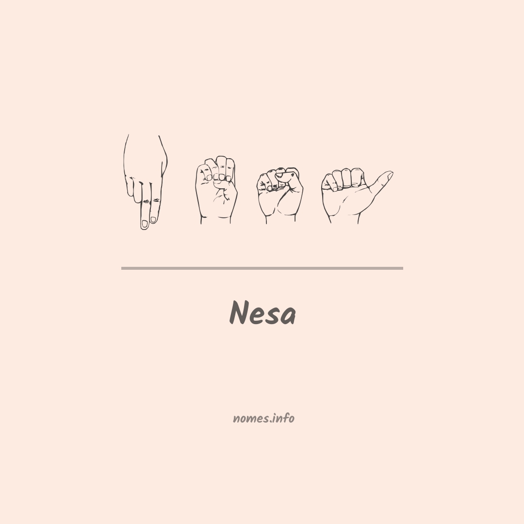 Nesa em Libras