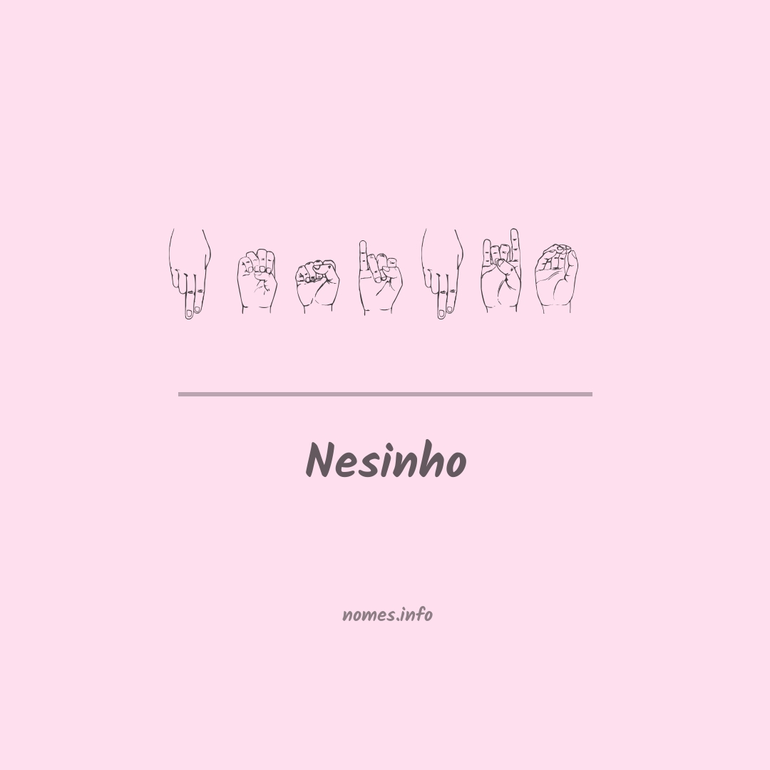 Nesinho em Libras