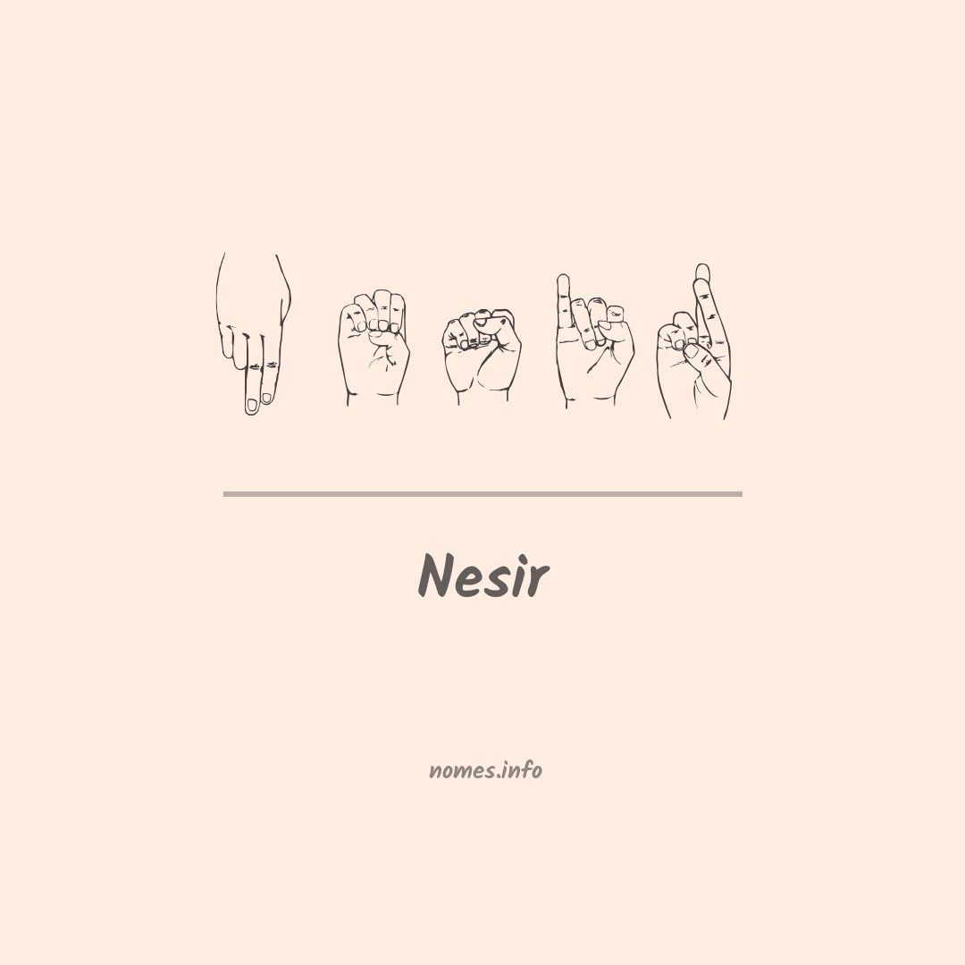 Nesir em Libras