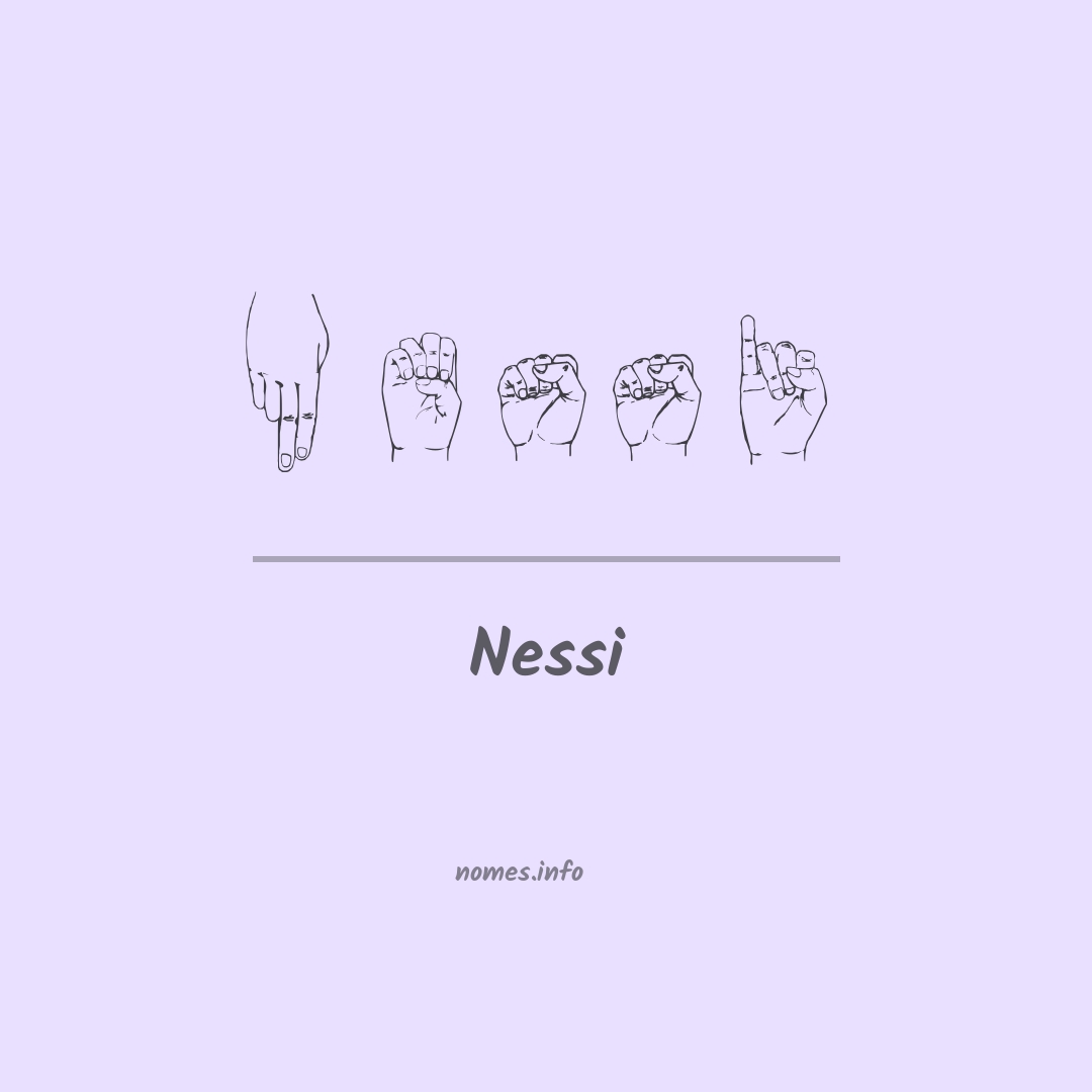Nessi em Libras