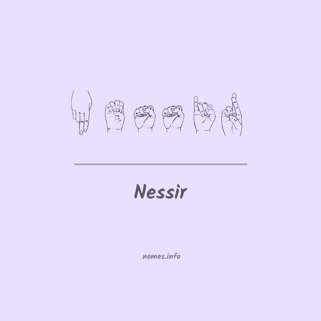 Nessir em Libras