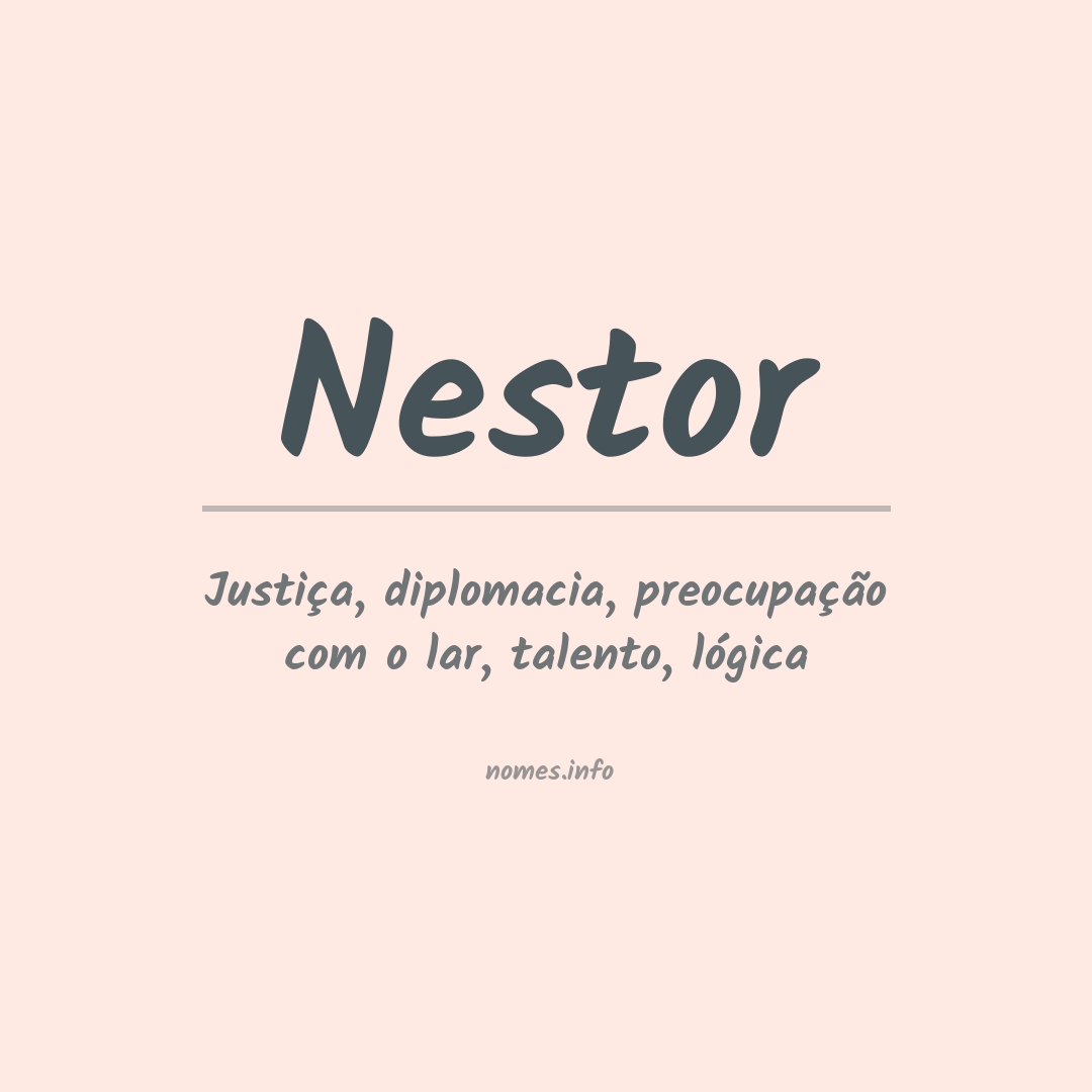 Significado do nome Nestor