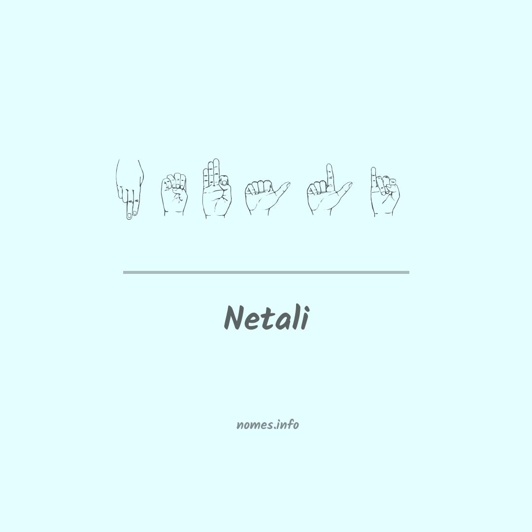 Netali em Libras