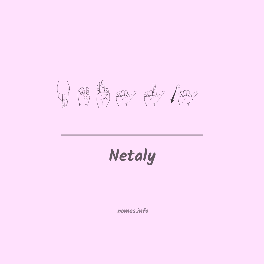 Netaly em Libras