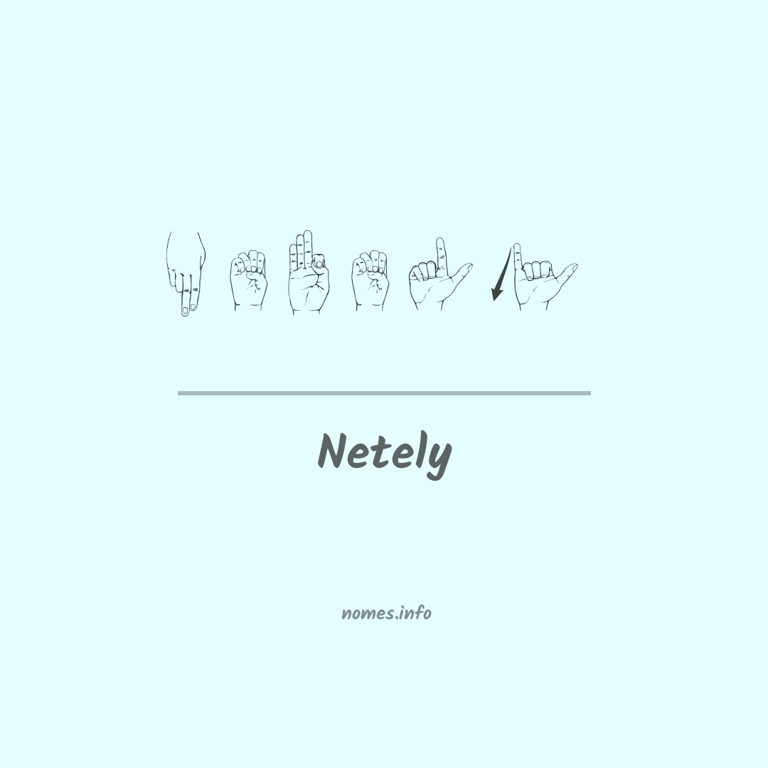 Netely em Libras