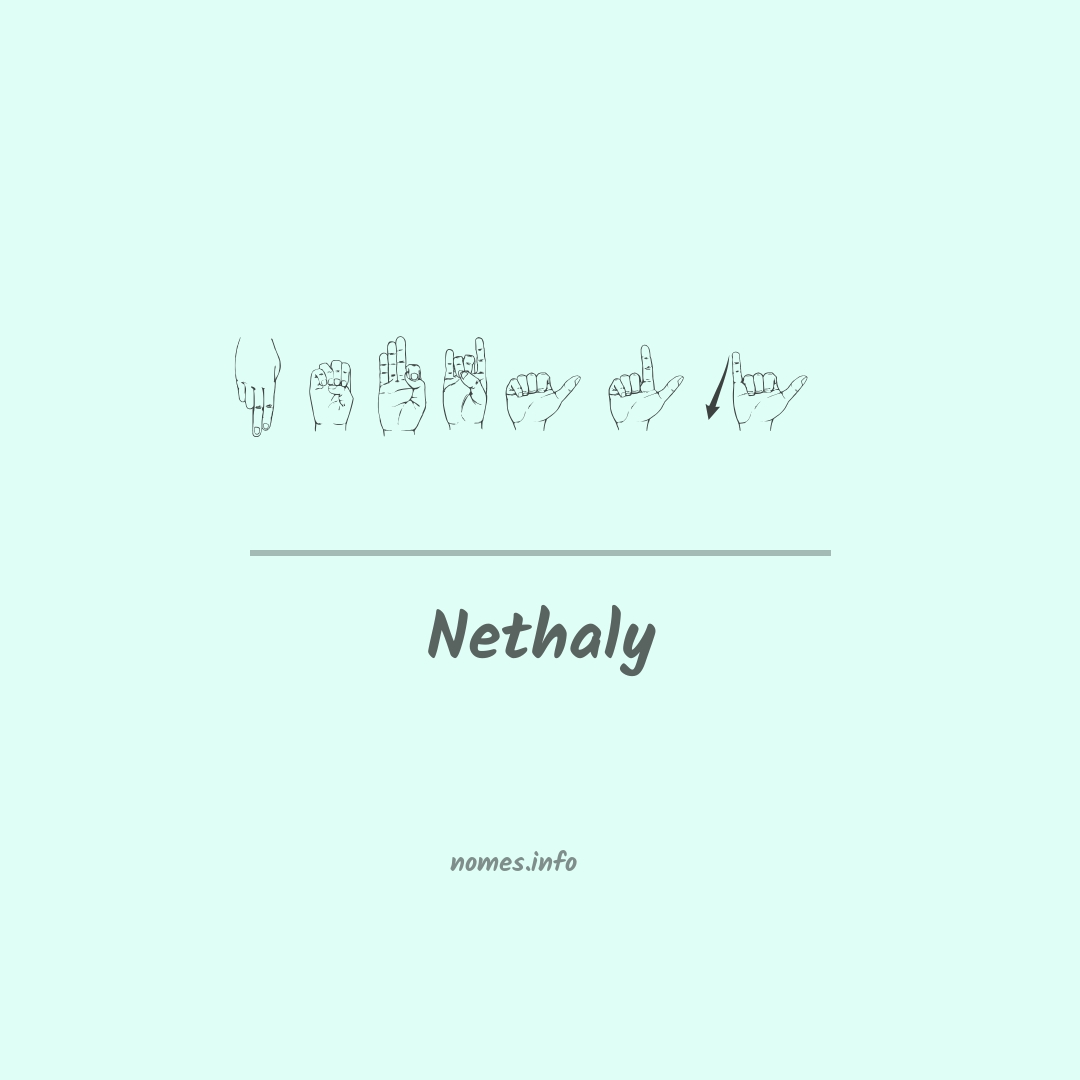 Nethaly em Libras