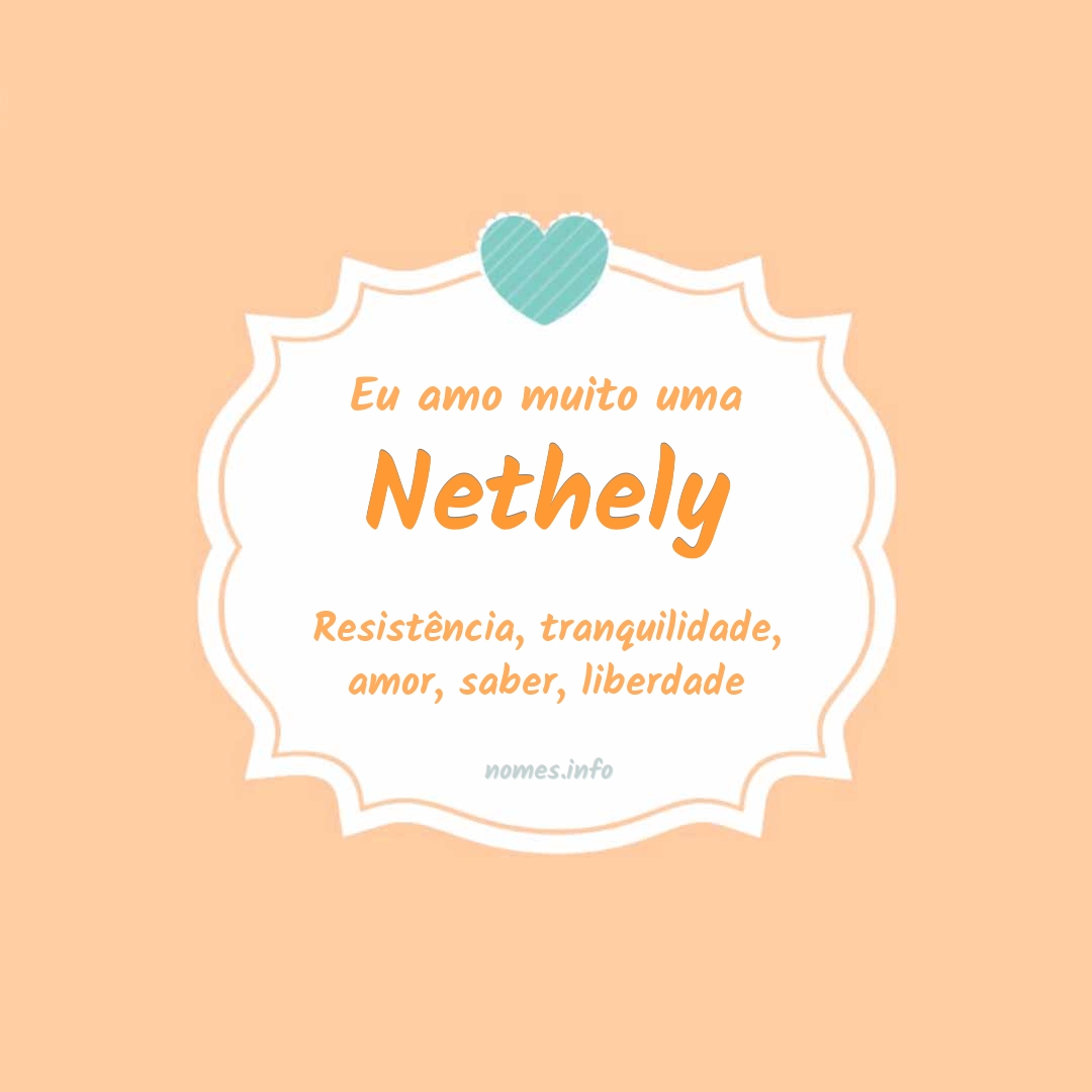 Eu amo muito Nethely