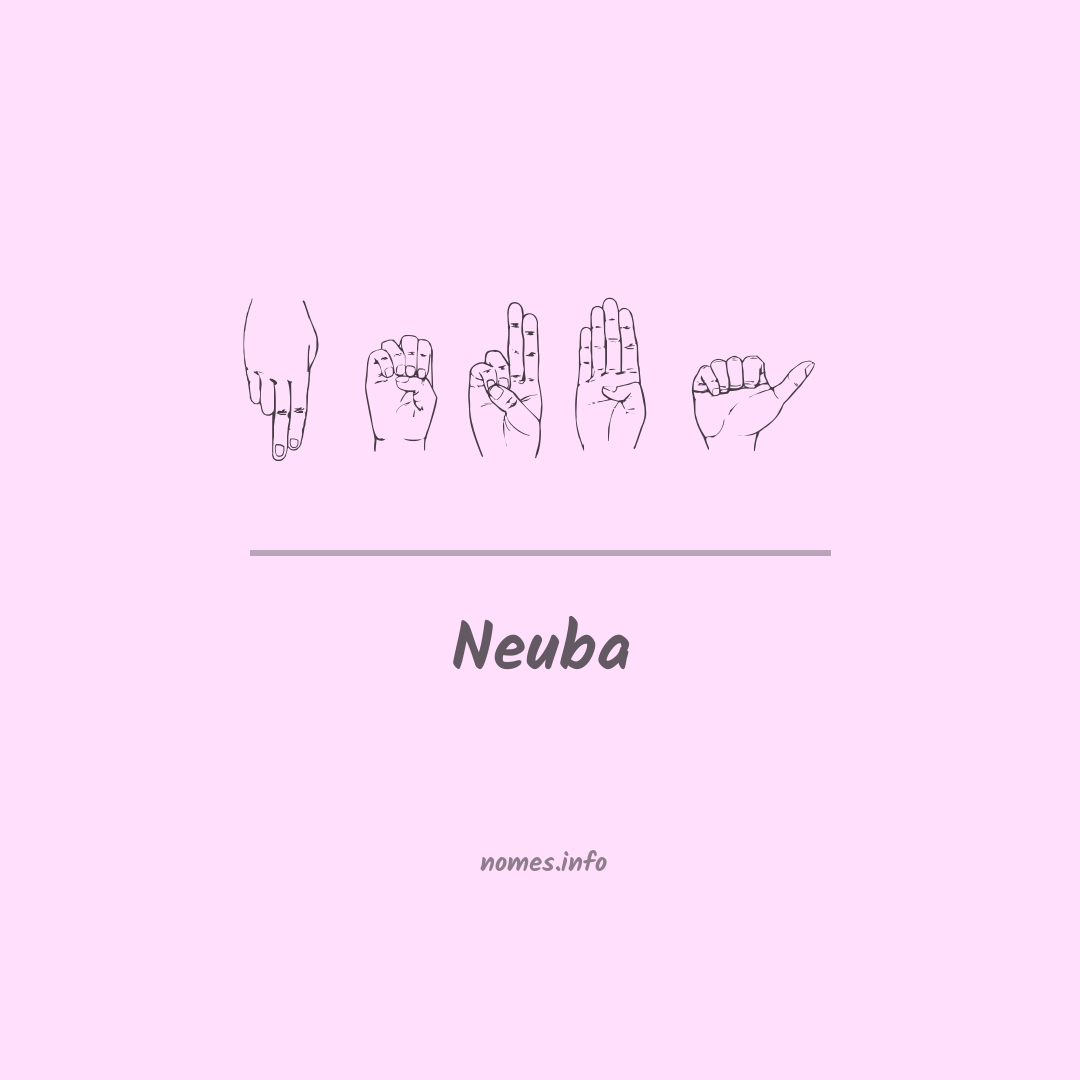 Neuba em Libras
