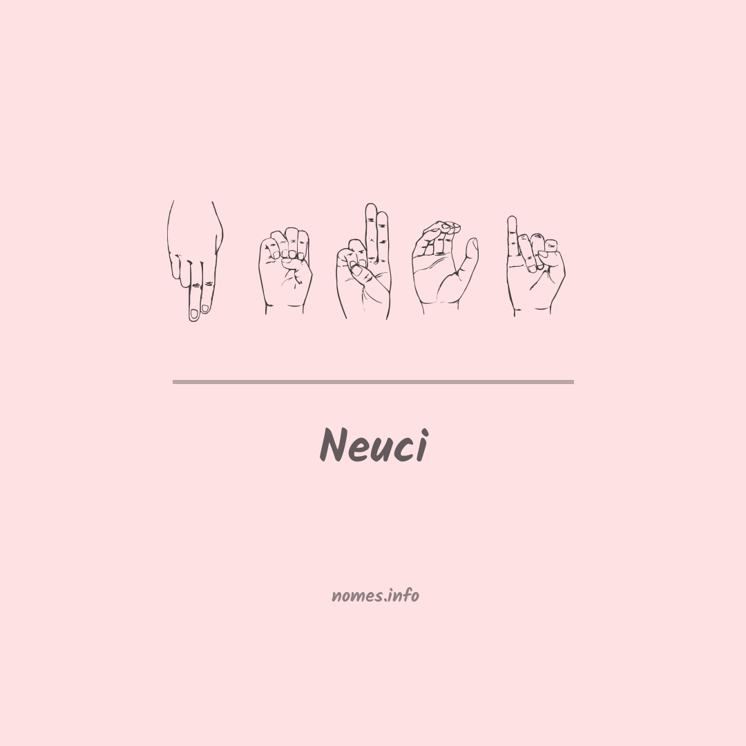 Neuci em Libras Neuci em Libras