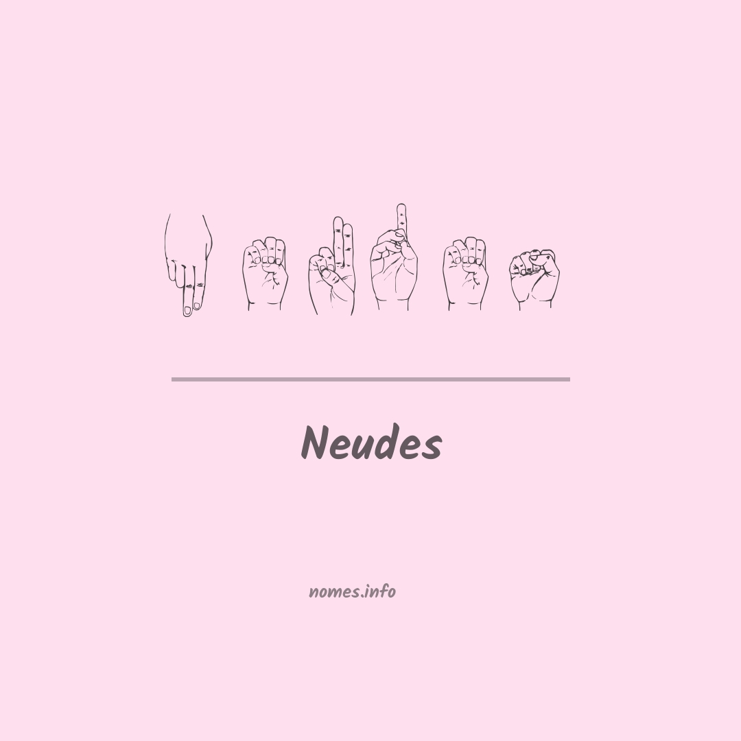 Neudes em Libras