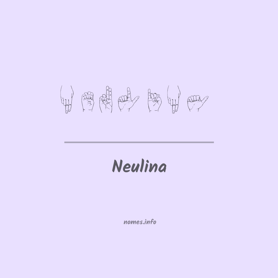 Neulina em Libras