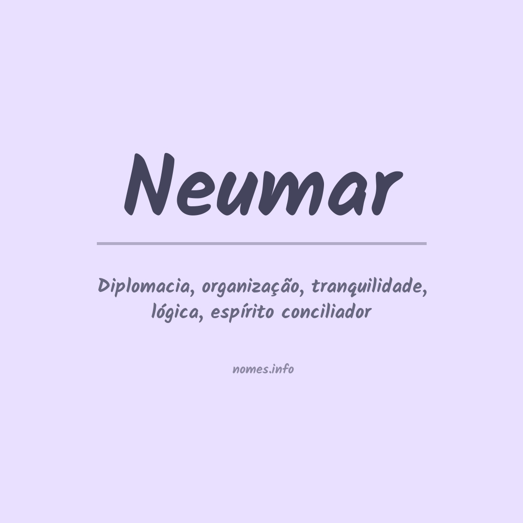 Significado do nome Neumar