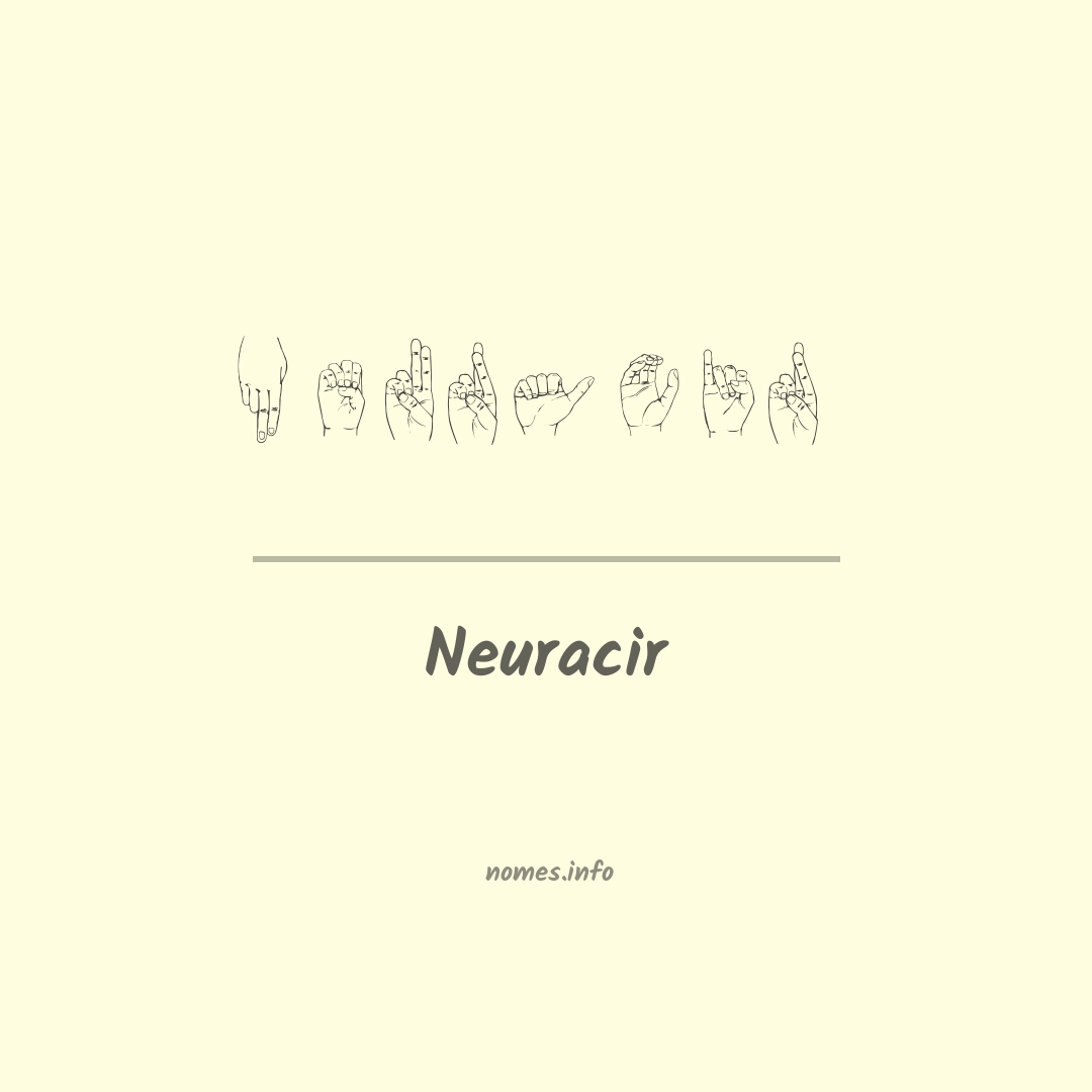 Neuracir em Libras