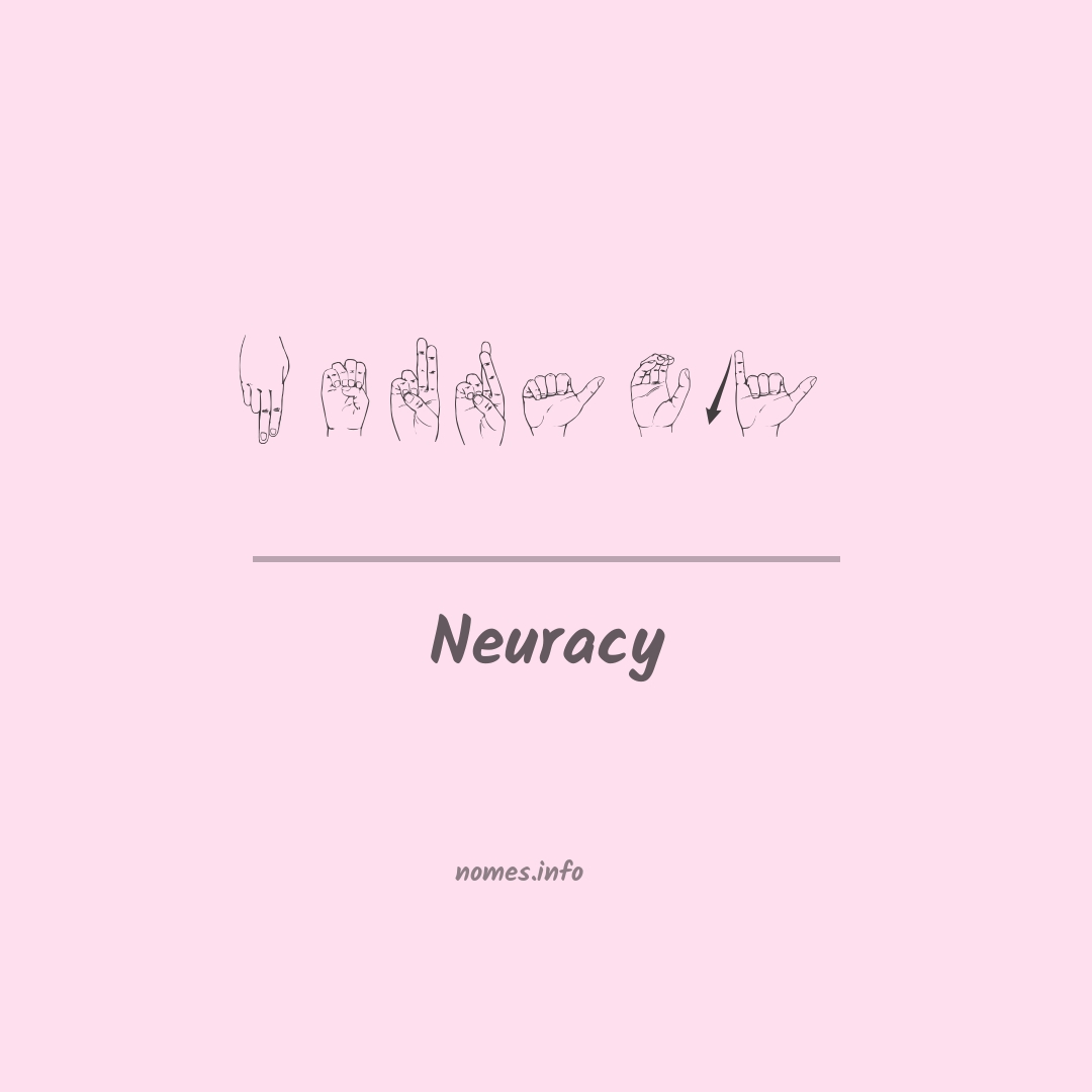 Neuracy em Libras